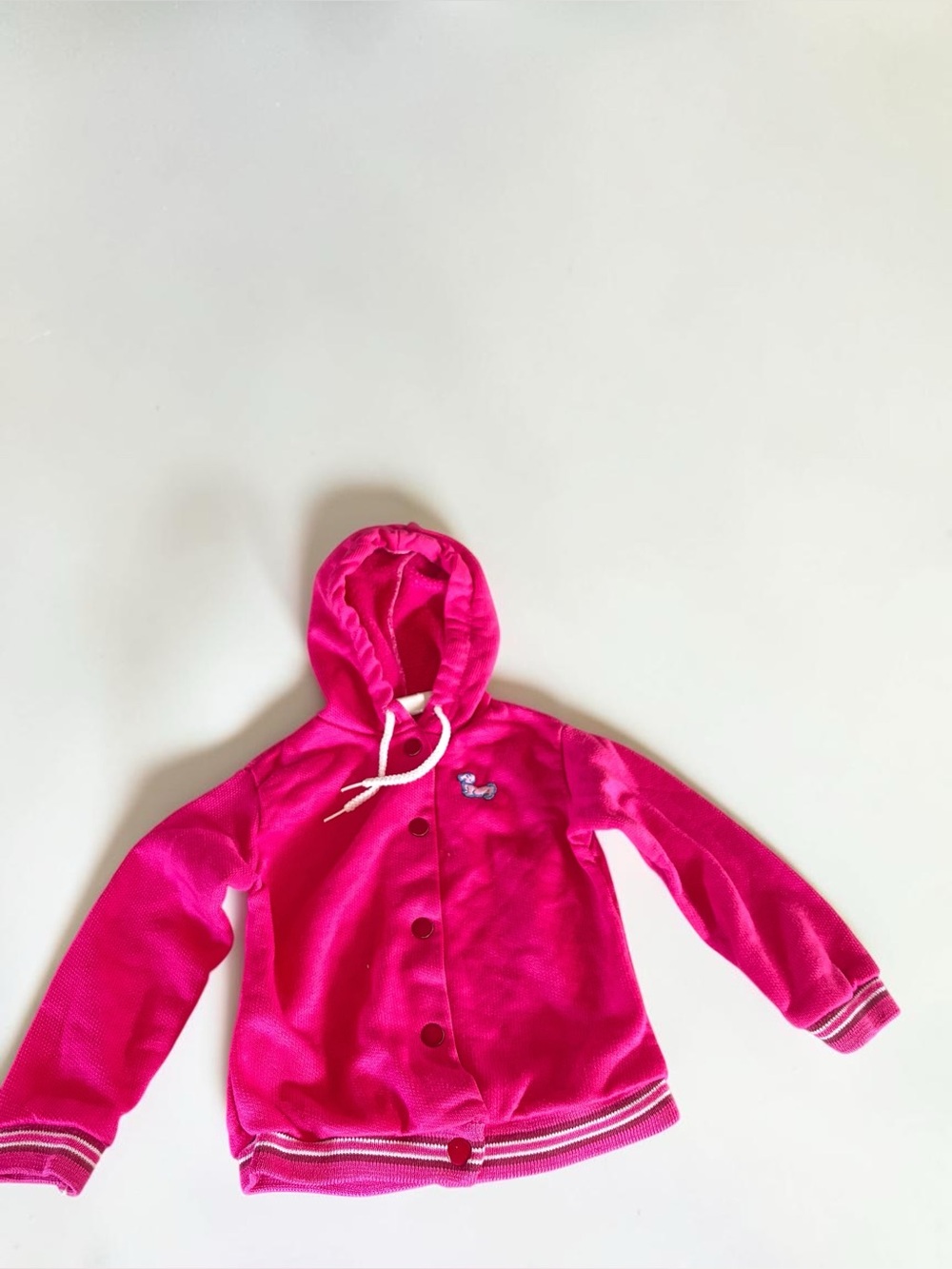 Jog Togs Pink Hooded Jacket Puppy Embroidery 24 Months